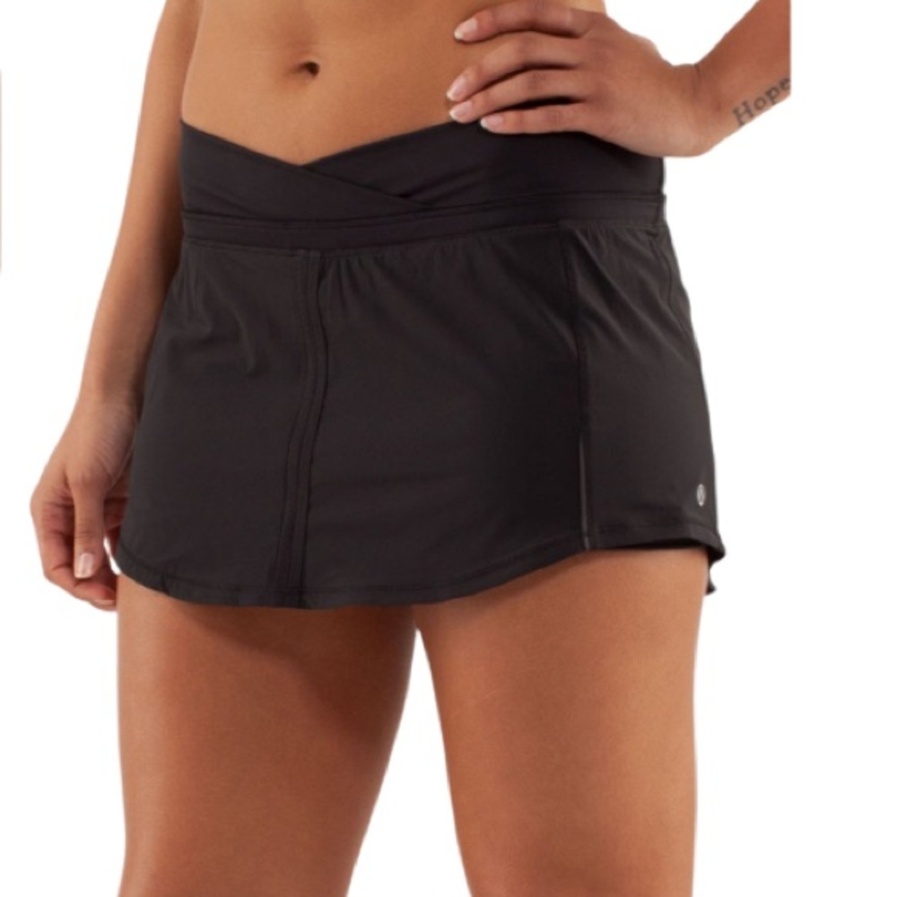 Lululemon Rare Run Pace Skirt Skort Black